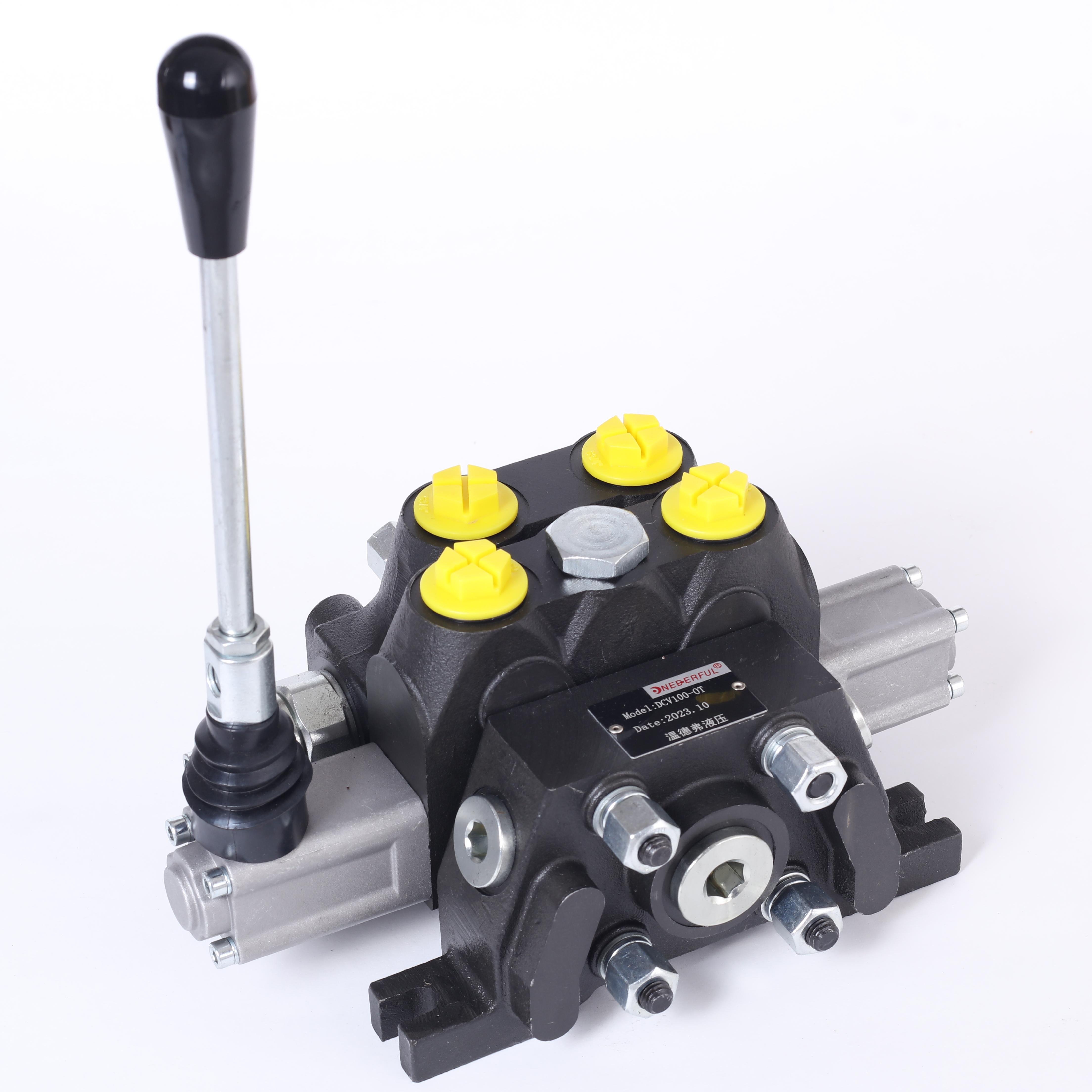 China Manufacturer DCV140 Series 1-12 Sections Multiway Hydraulic sectional Directional Manual Control Valve For Loader Tractor