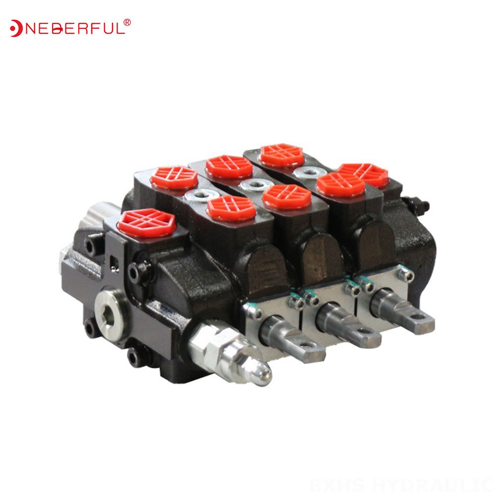 12v SD 6/2 mini excavator hydraulic control valve hydraulic directional valve 3 way hydraulic valve set tractor beyond power