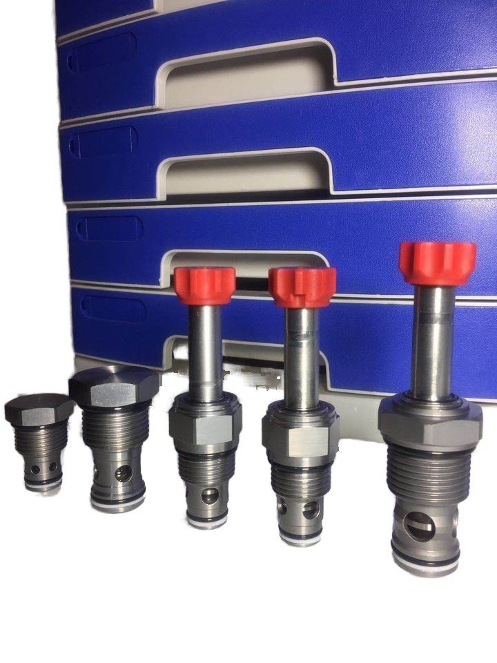 2 Position 2 Way Poppet Type Normally Closed Free Reverse Flow HSV10-22 Solenoid on/off Threaded cartridge hydraulic valve