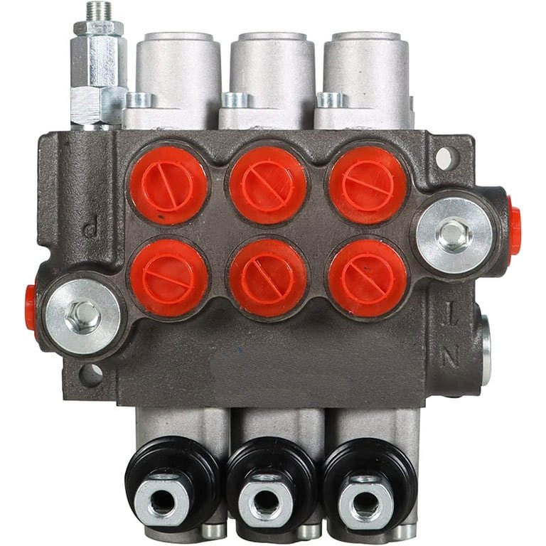 1p80 2p80 3p80 4p80 5p80 6p80 P80 80L/min Multi-Way Valve Hydraulic Monoblock Manual Directional Control Valve with auto return