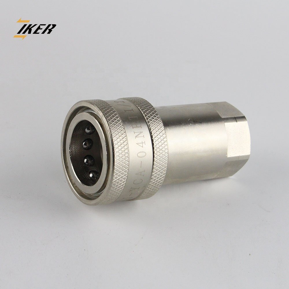 Hydraulic Quick Coupling ISO 5675 Ball Valves Type Hydraulic Quick Connect Fitting ZJ-YCA