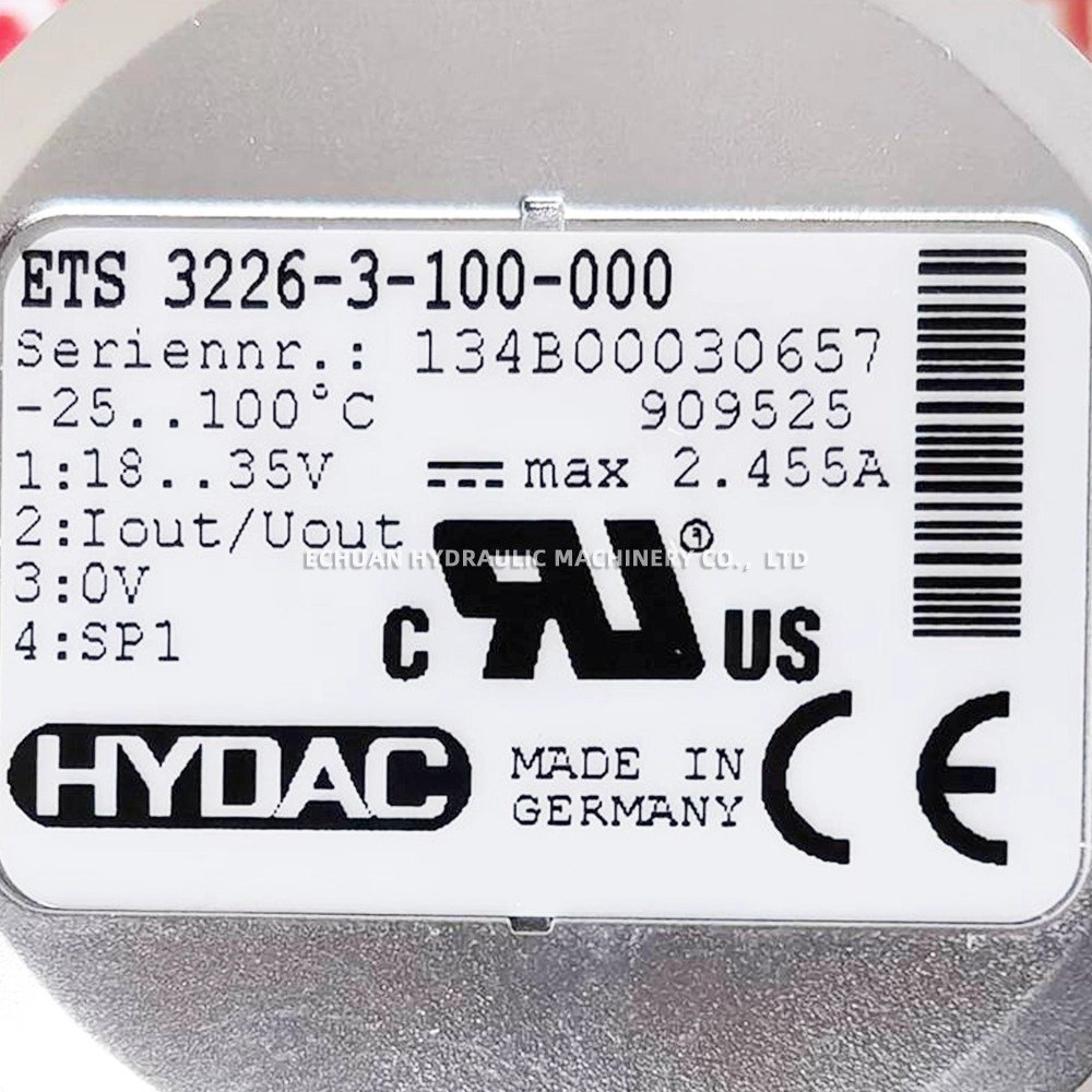 Factory Direct Sun Series Hydraulic Valve HYDAC 909525 ETS3226-3-100-000 Hydraulic parts