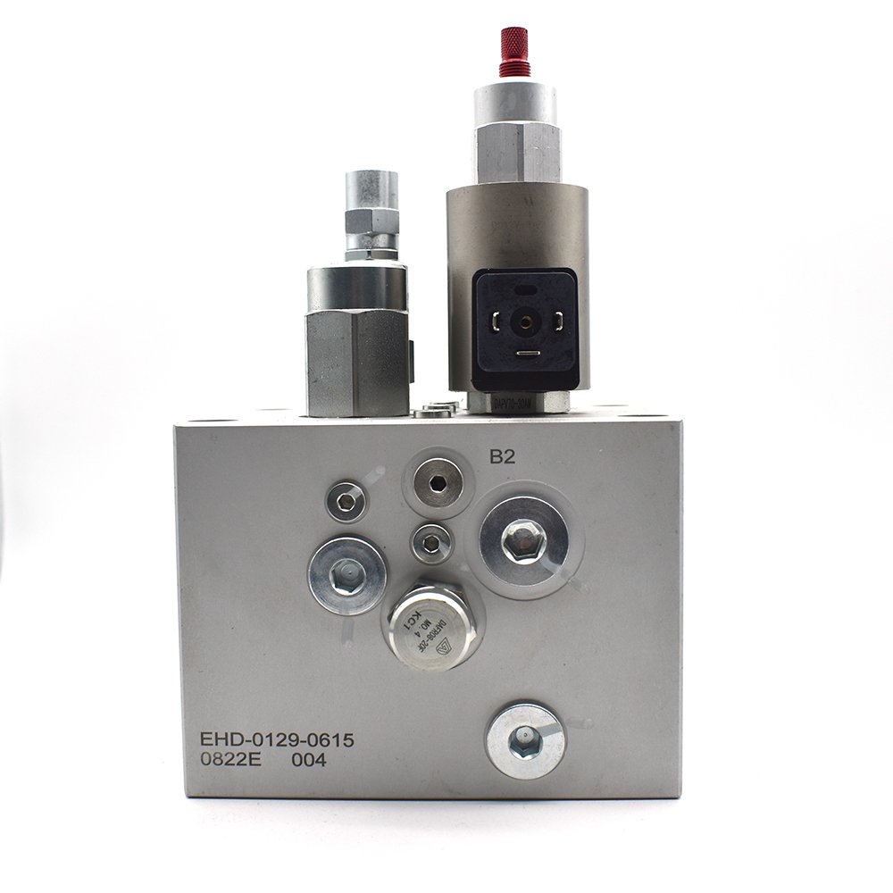 Euler, Main Hydraulic valve block Proportional speed control of snow truck 2 way manifold valve EHD-0129-0615W1