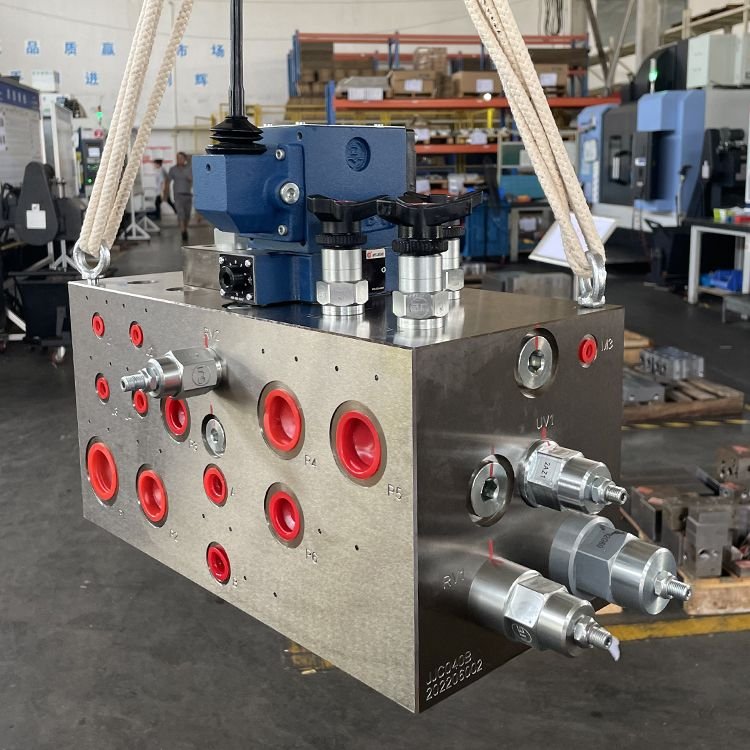 Hydraulic valve good price high qtc 45 steel Ductile iron used in agricultural machinery Customized parts type1 Valve group