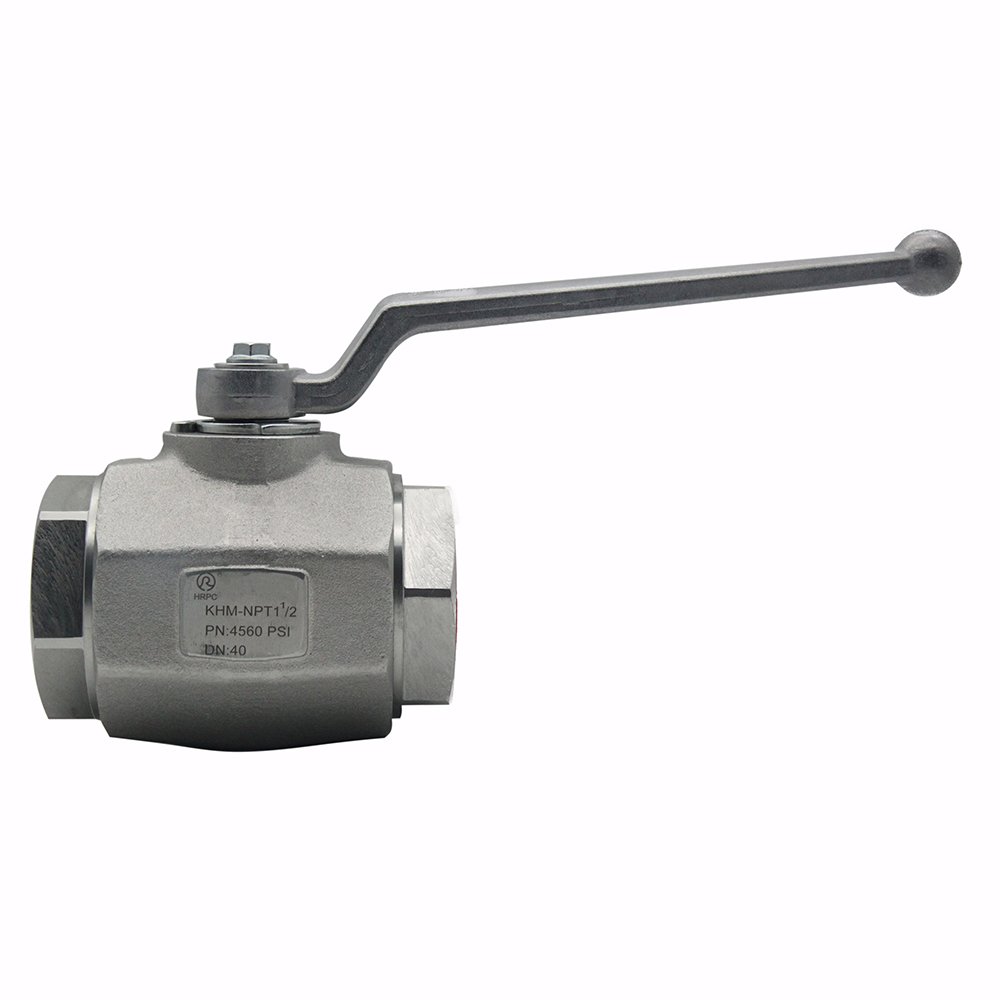 steel high pressure hydraulic ball valve NPT 1 1/2''