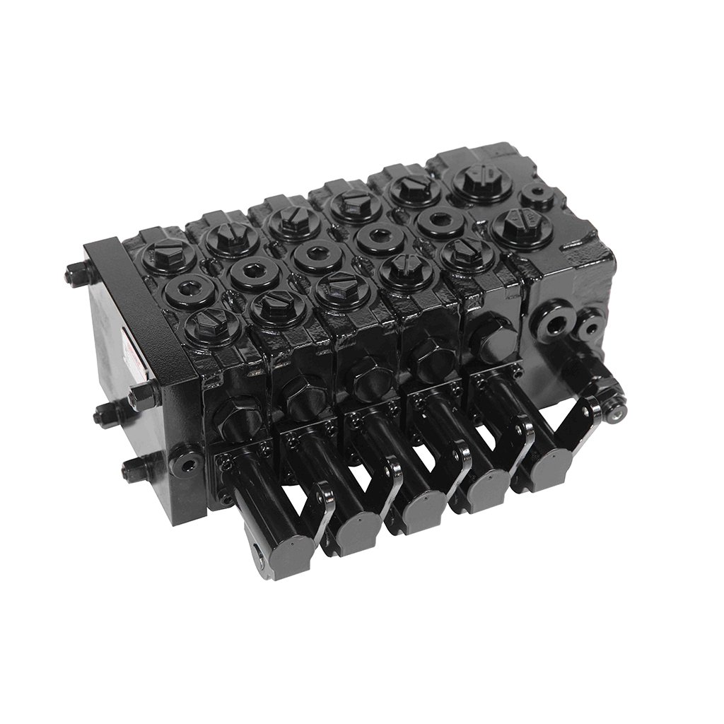 5 Spool Hydraulic Control Valve Sectional Hydraulic Directional Control Valve with Handles