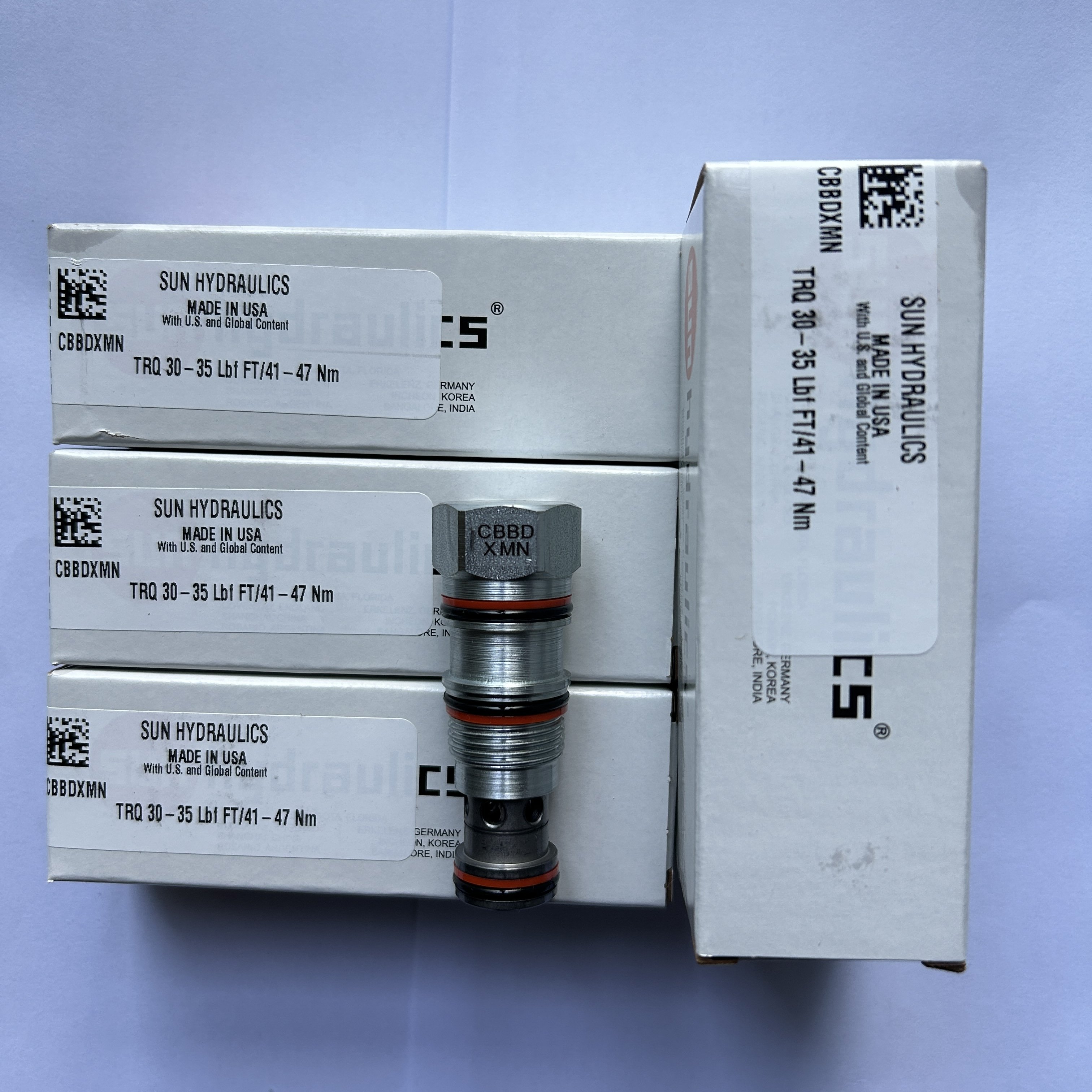 CBBDXMN Original 3-Way Solenoid-Operated Directional Spool Valve 740 Series with 740 Series by SUN Hydraulics