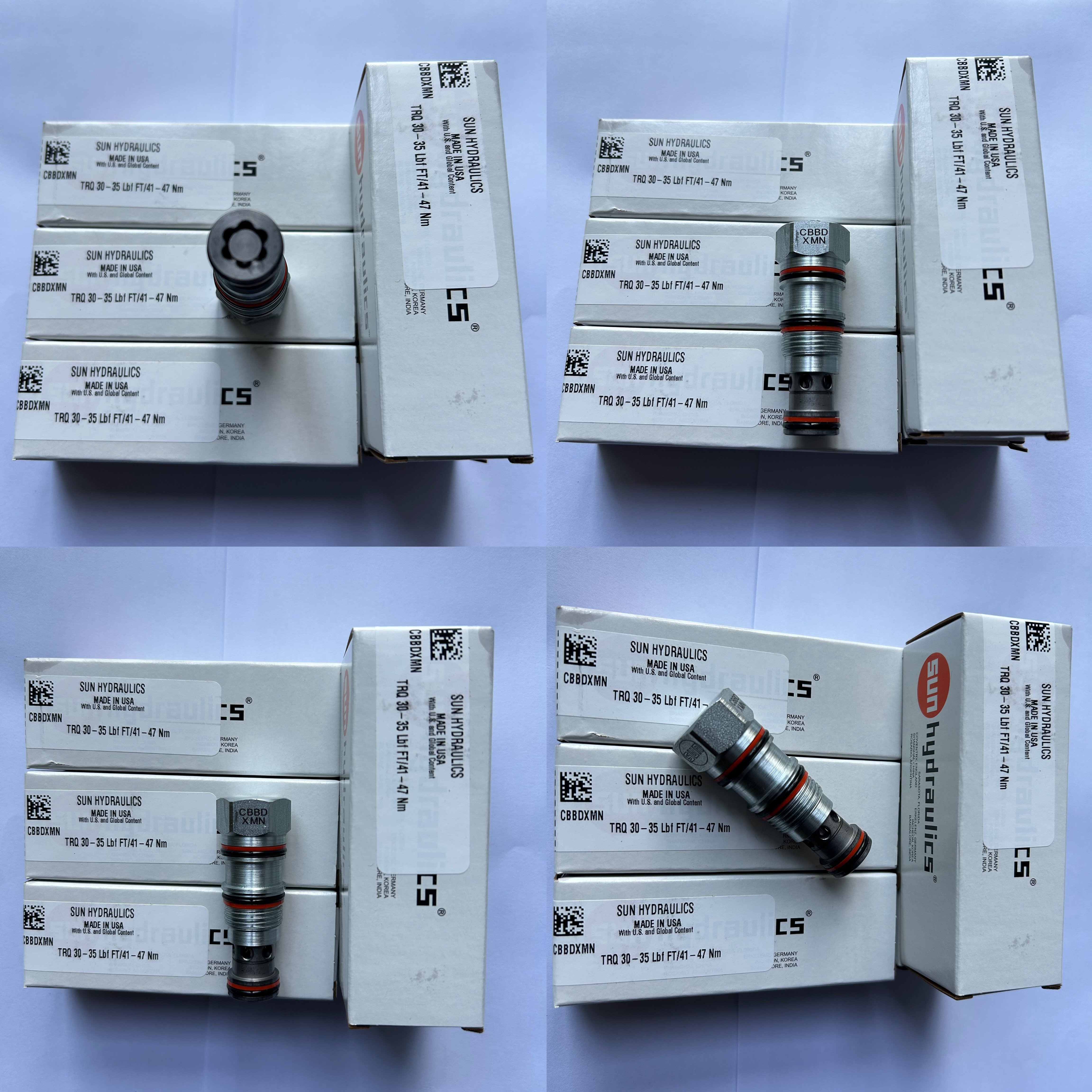 CBBDXMN Original 3-Way Solenoid-Operated Directional Spool Valve 740 Series with 740 Series by SUN Hydraulics