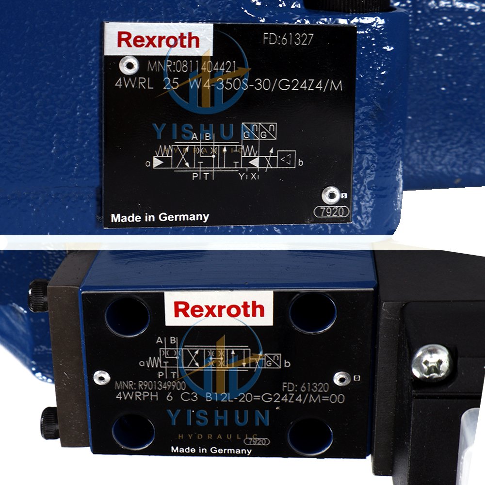 In Stock 4wrph6 Rexroth 4wrl25 Direct Operated Solenoid Valve Rexroth Control Valve Hydraulic
