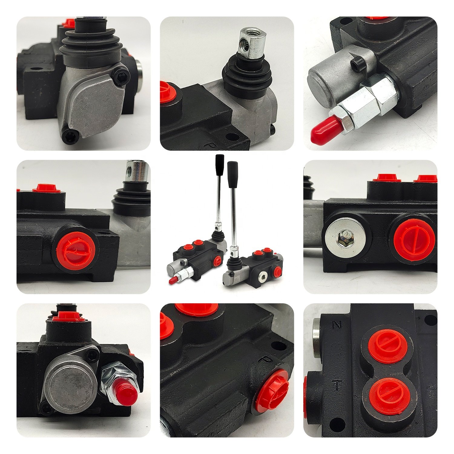 Hy-waloil Double Acting 1 Spool 11 GPM SAE Ports Adjustable Relief Lever Handle Hydraulic Flow Control Valve for Small Tractors