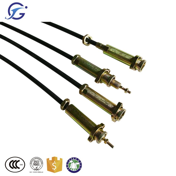 Hydraulic valve joystick control with push pull cable for tractor parts