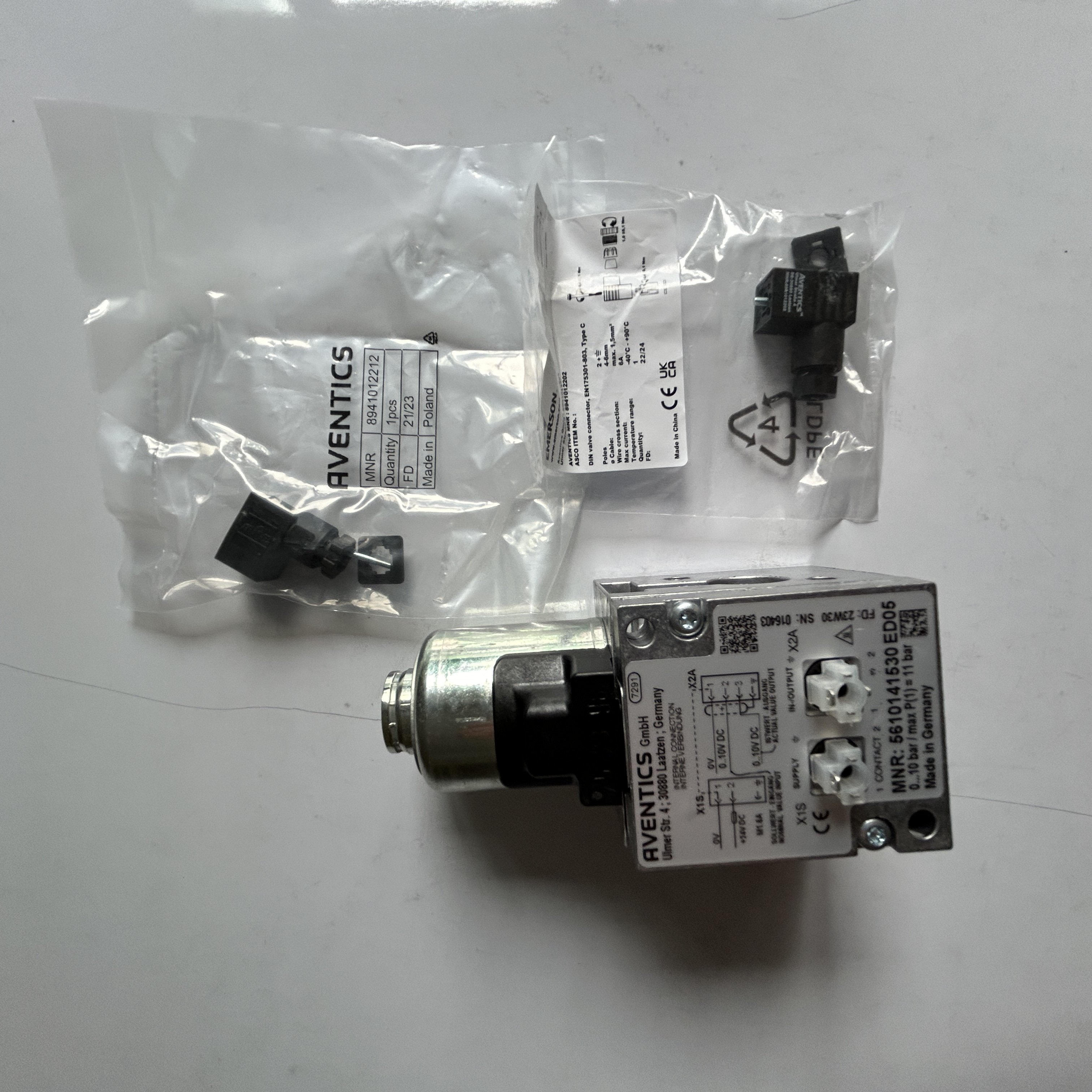5610141530 Electric Proportional Hydraulic Valve ED05 E/P with Adjustable Pressure
