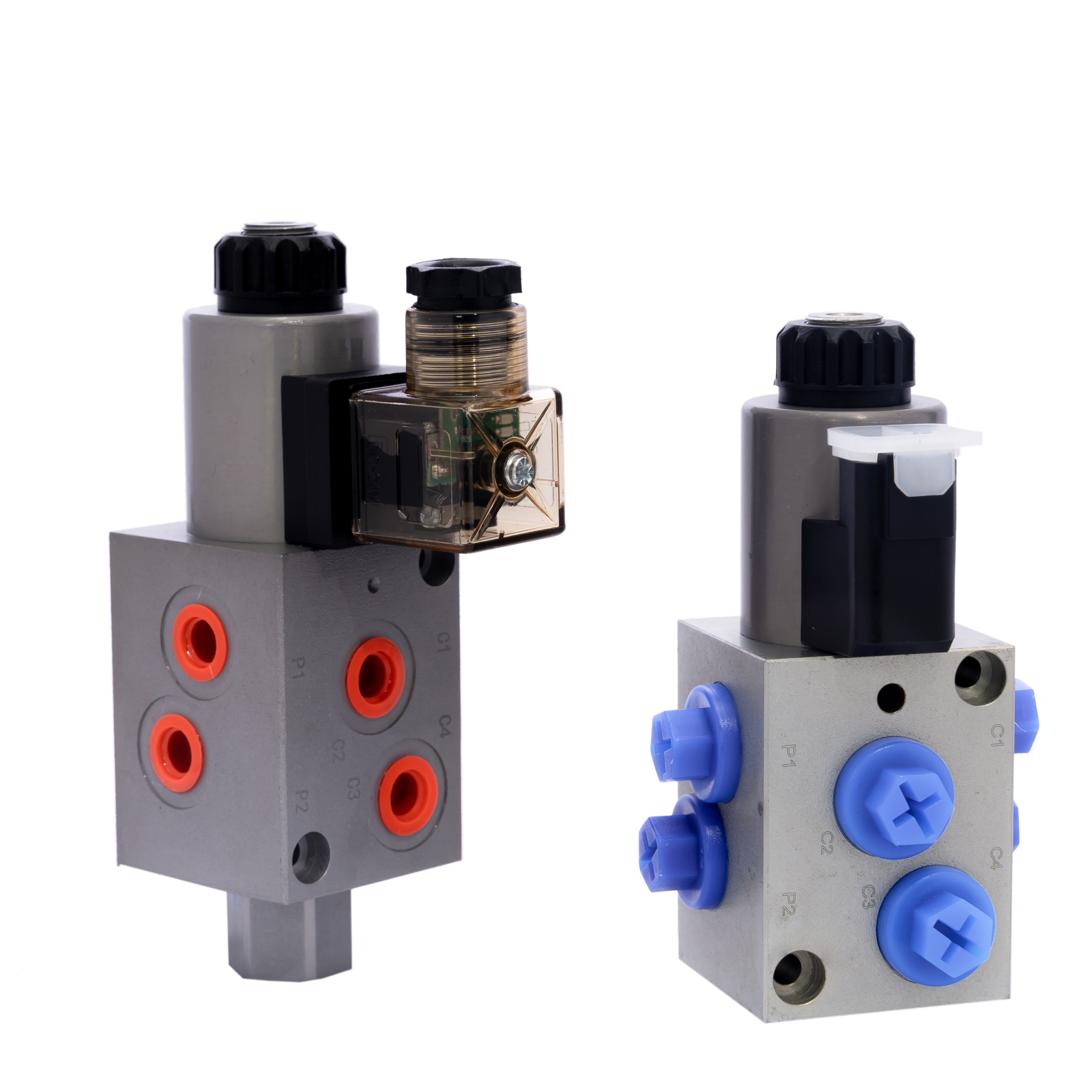 Nonstandard hydraulic cartridge valve parts 6 way 2 position solenoid valve for hydraulic power