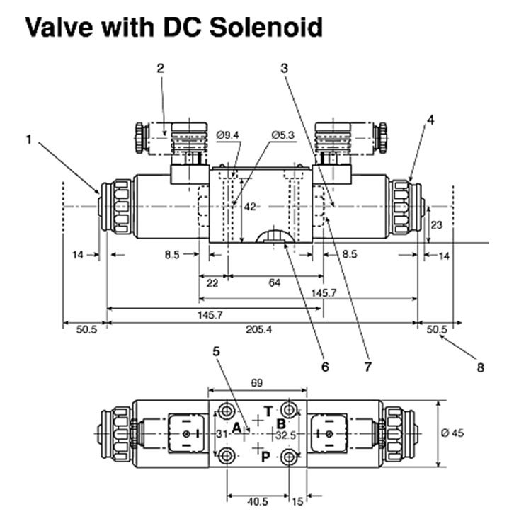 4WE Series New Rexroth 4WE6E61B/CG24N9Z5L Hydraulic Directional Valve Solenoid Valve