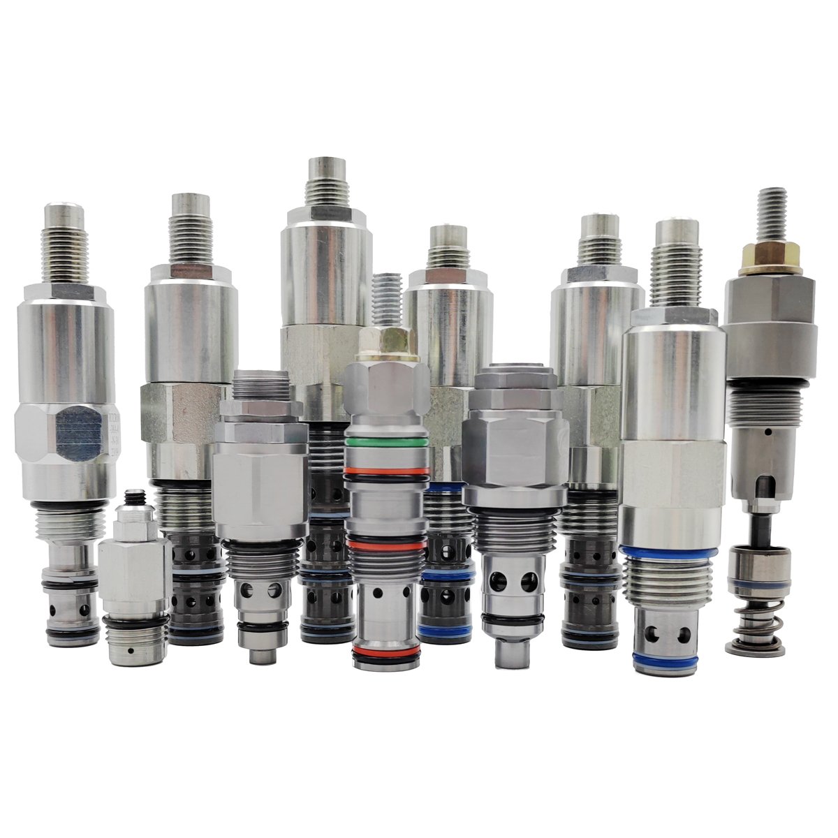Hydraulic Solenoid Screw-in Threaded Cartridge Directional Proportional Pressure Control Relief Miniature Check Throttle Valve