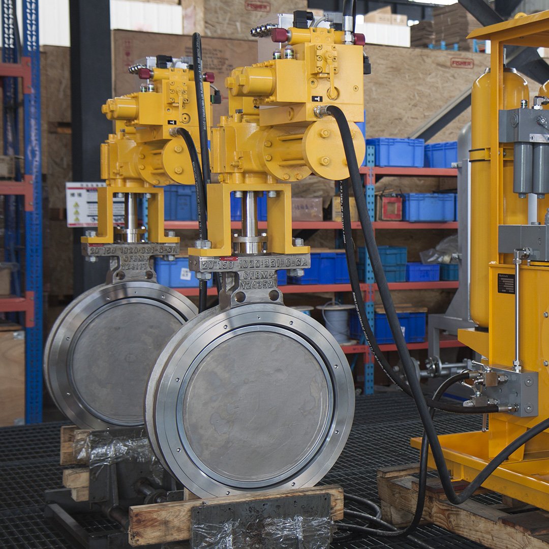 ZHTV 315 to 250000Nm Rotary Double Acting Explosionproof 0 to 200 Bar Hydraulic Pressure ISO Hydraulic Actuator