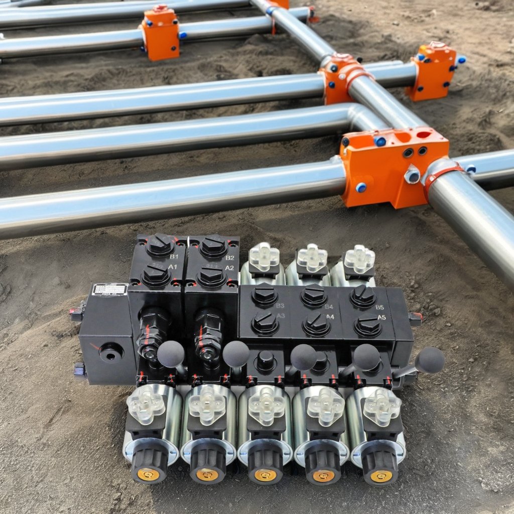 Hydraulic Control Valve 12V Electric Hydraulic Directional Valve with Hydraulic Solenoid Valve