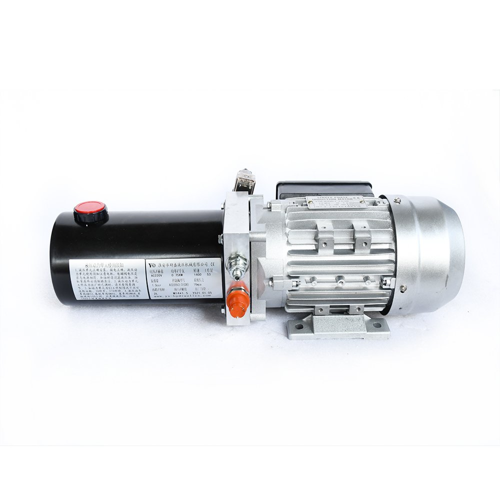 Small double acting 12v dc hydraulic power pack units for double-scissors lift