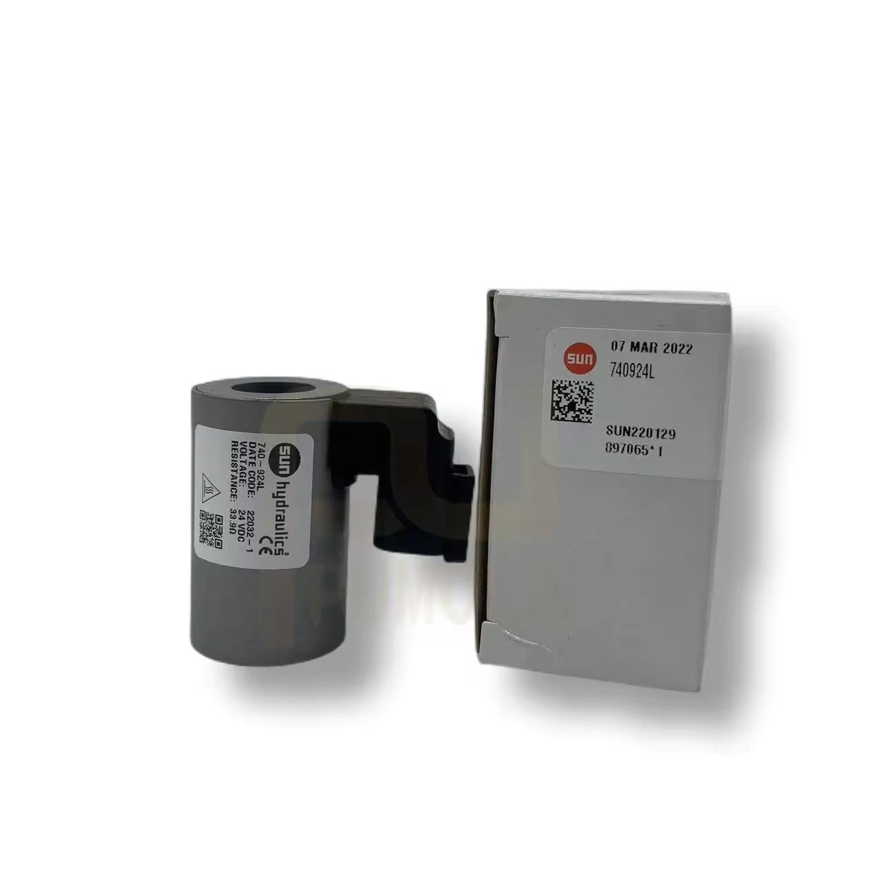 SUN HYDRAULICS Coils 740 Series 740-924L 24 VDC low-power coil with Deutsch DT04-2P connector without TVS Diode