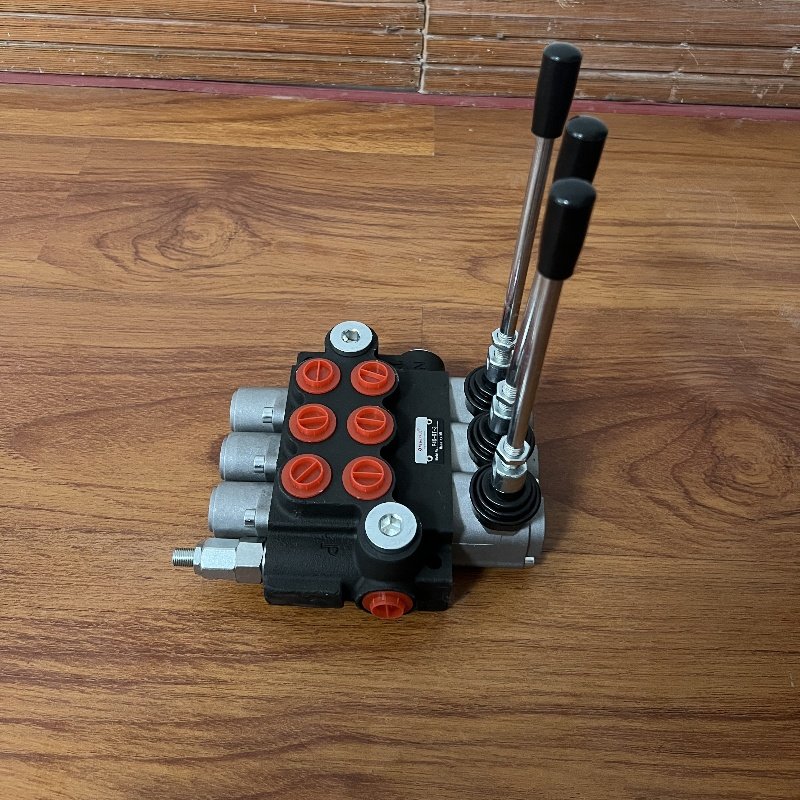 Hydraulic directional control Unit 4 spool hydraulic control valve 24v 4 way hydraulic spool backhoe hydraulic control valve