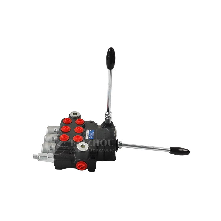 Hydraulic Directional Control Valve 40L/min 2 Spools Valve P40 P80 2P40 3P80 4P120 Hydraulic Monoblock Directional Control Valve