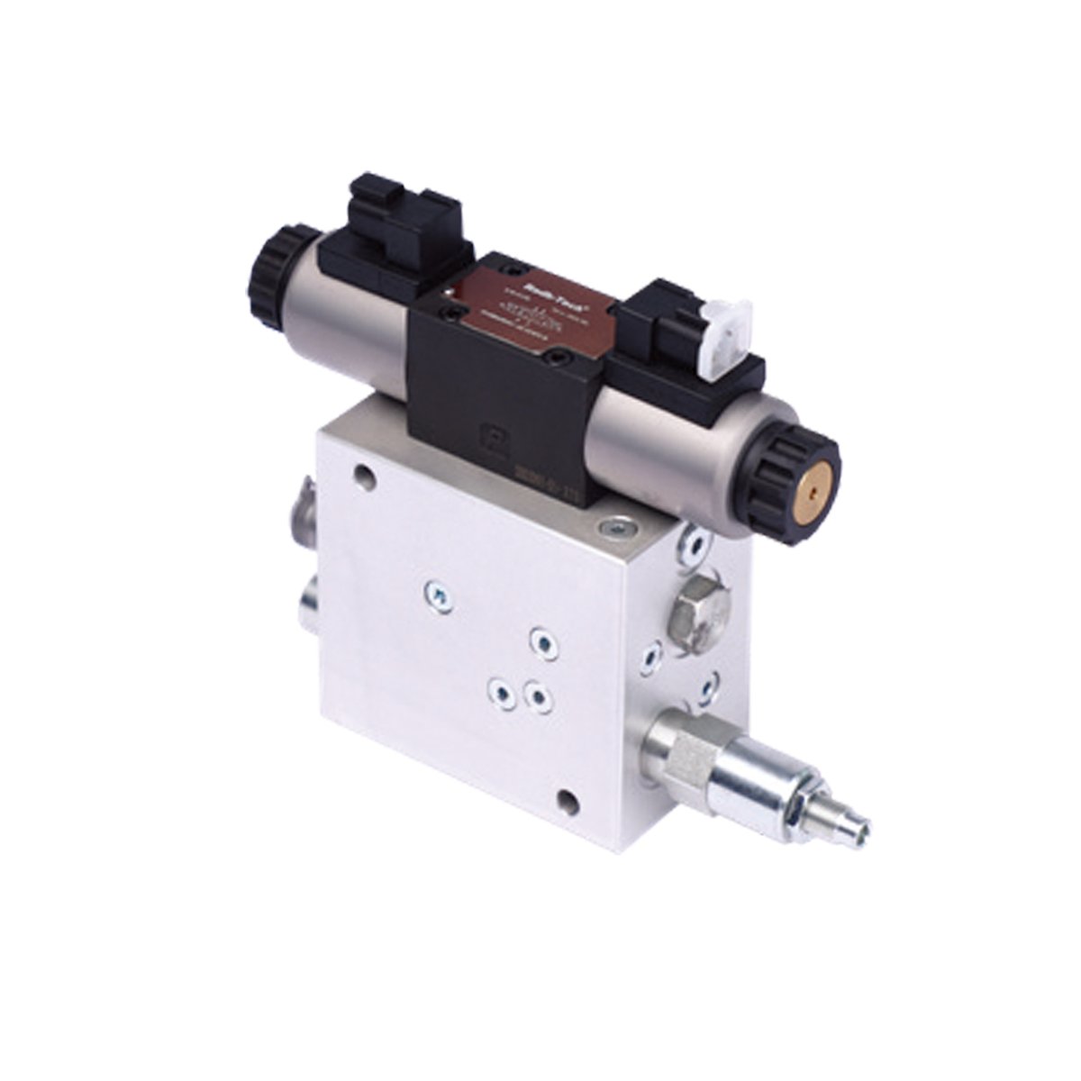 Hydraulic integrated group manifold block autonomous intelligent tractors directional speed control load holding valve bank