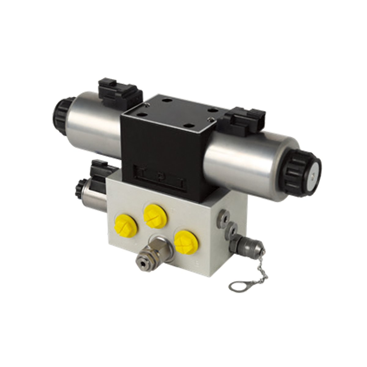 Hydraulic integrated group manifold block autonomous intelligent tractors directional speed control load holding valve bank