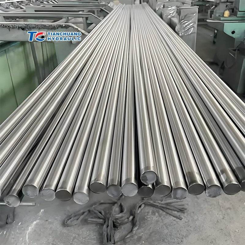 Hard Chrome Plated Steel Bar Piston Rod CK45 for Hydraulic Cylinder 2jz pistons and rods