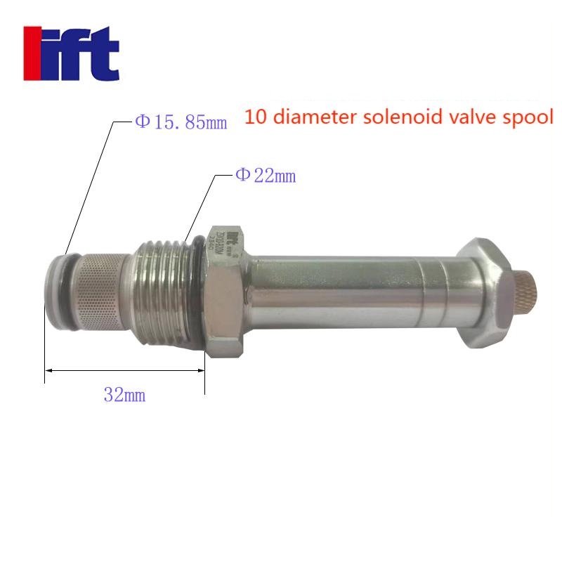 different spools for different valves Hydraulic solenoid valve spool