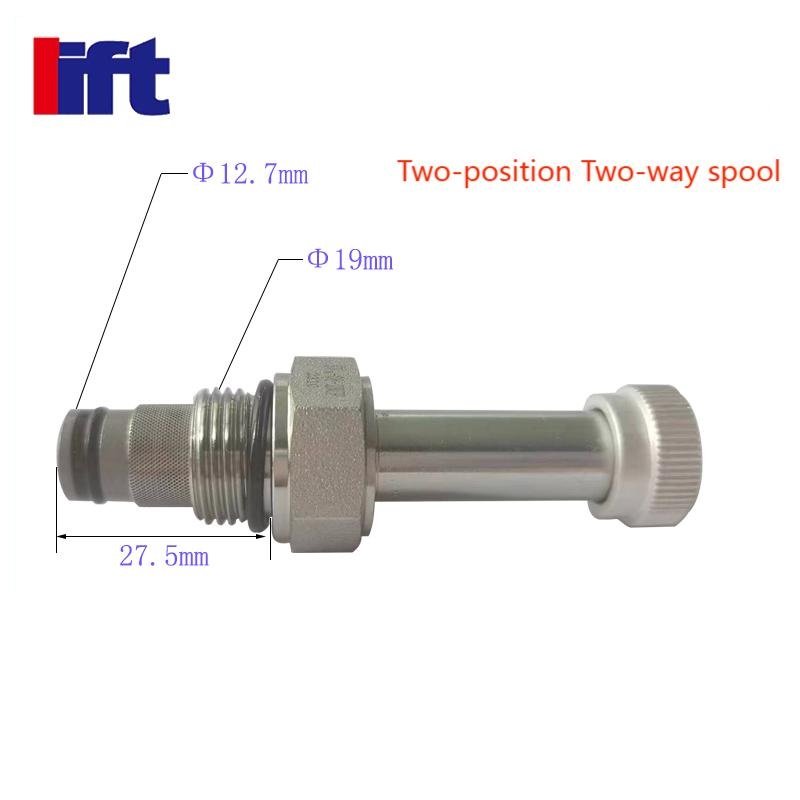 different spools for different valves Hydraulic solenoid valve spool
