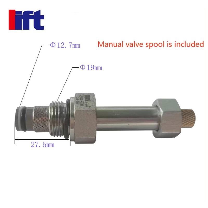 different spools for different valves Hydraulic solenoid valve spool