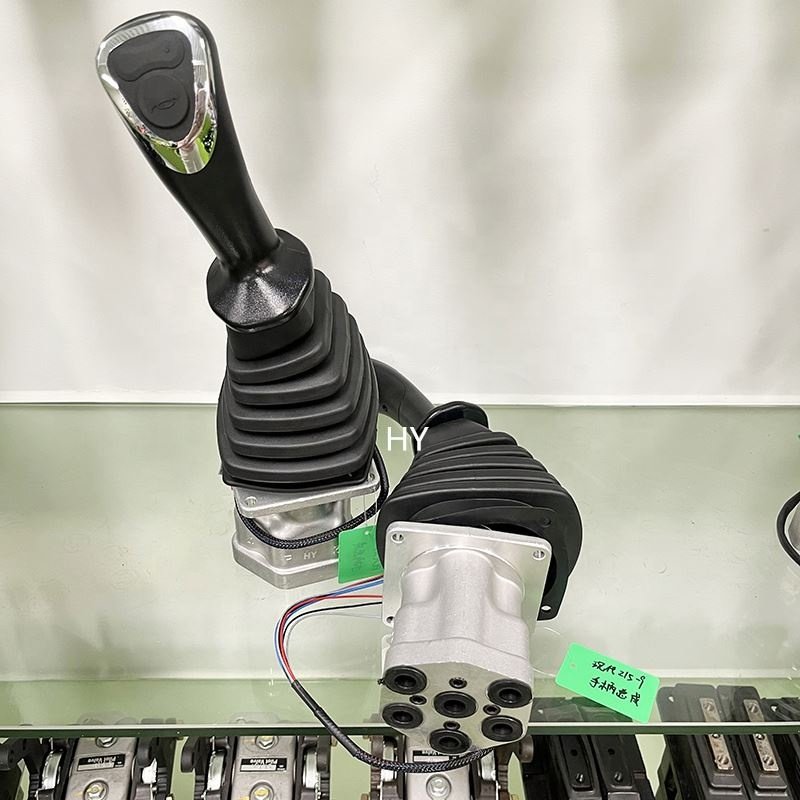 high quality R215-9 r-9 joystick with buttons for excavator hyundai hydraulic pilot valve operating control lever R215-9