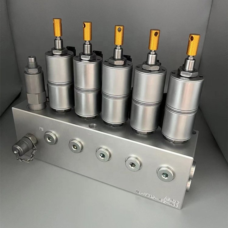 Mayroth High Quality Multi-way Valve Block OEM Aluminum Hydraulic Valve Block Assembly For Hydraulic Aerial Cage