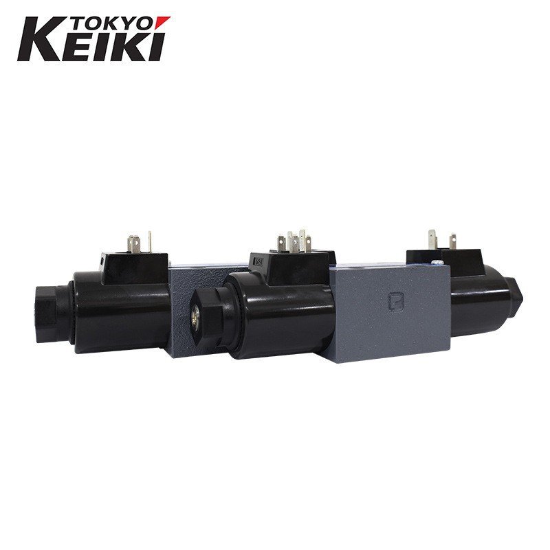 Original Tokyo KEIKI Hydraulic fluid DG4V-3 4/2 and 4/3 Solenoid operated control spool valves CETOP5 NG10 directional valves