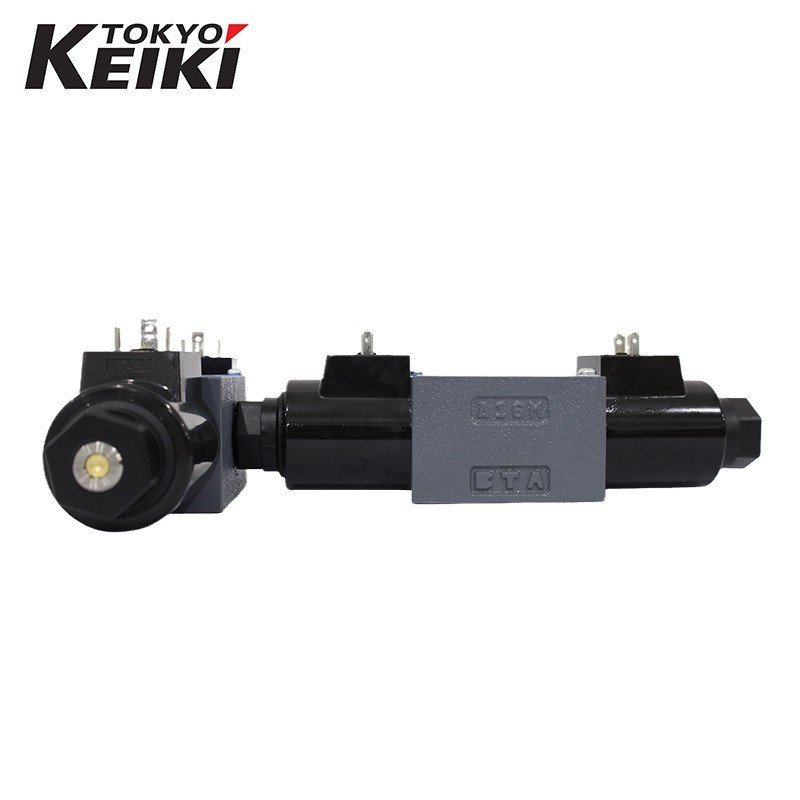 Original Tokyo KEIKI Hydraulic fluid DG4V-3 4/2 and 4/3 Solenoid operated control spool valves CETOP5 NG10 directional valves