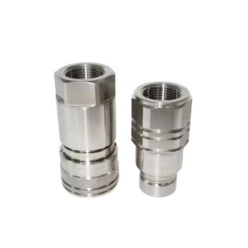 NAIWO 1/2 Stainless quick coupler hydraulic quick coupling hydraulic oil pipe quick connector quick connector coupling
