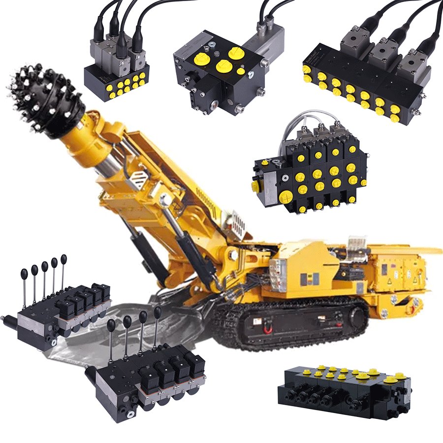 Hawe PSL PSV Electro-Hydraulic Proportional Directional Spool Load Sensing Pre-Compensator Multi-Way Valve Made in China