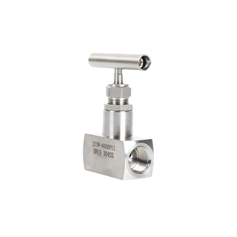 304/316 Stainless Steel High-Pressure 4-Point DN15 Needle Globe Valve with 2-Point Internal Thread for Hydraulic Parts