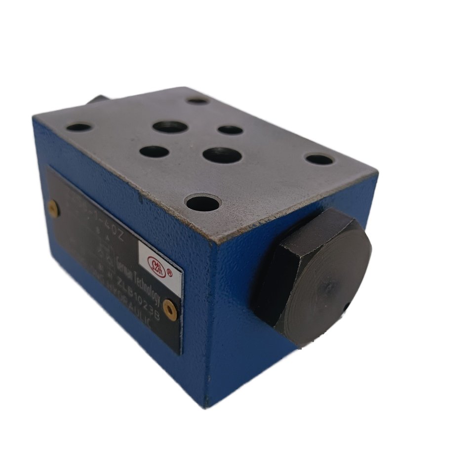 Z2S superimposed hydraulic control one-way valve