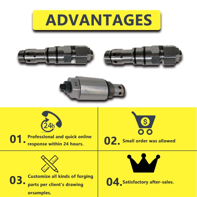 YR30V00007F1 Hydraulic Control Valve SK60-5 Main Relief Valve