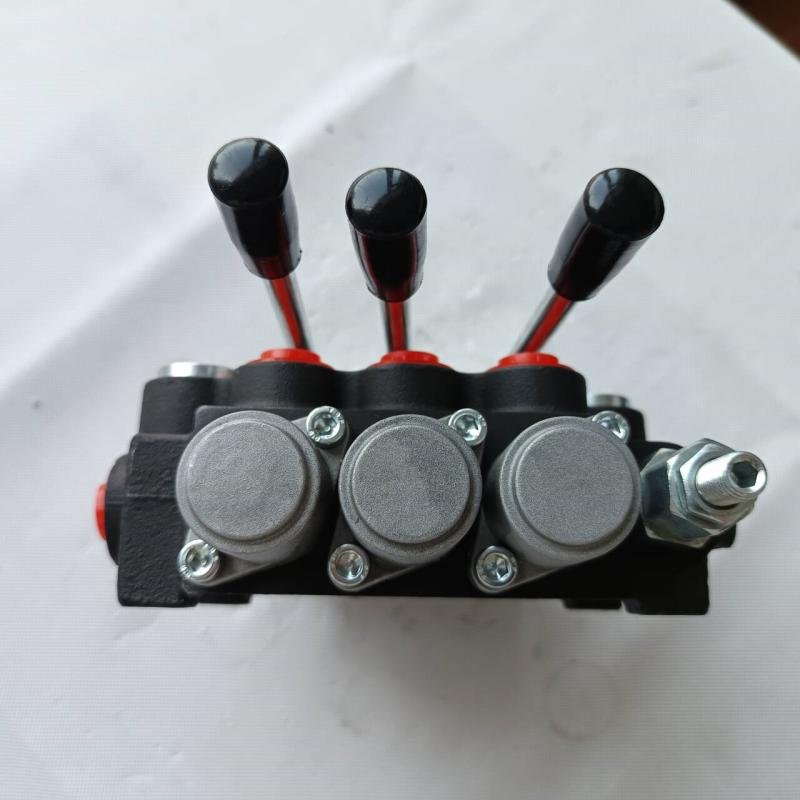 P40 Hydraulic Monoblock Directional Control Valve p40 series hydraulic distribution valve 3 spool hydraulic valve air control