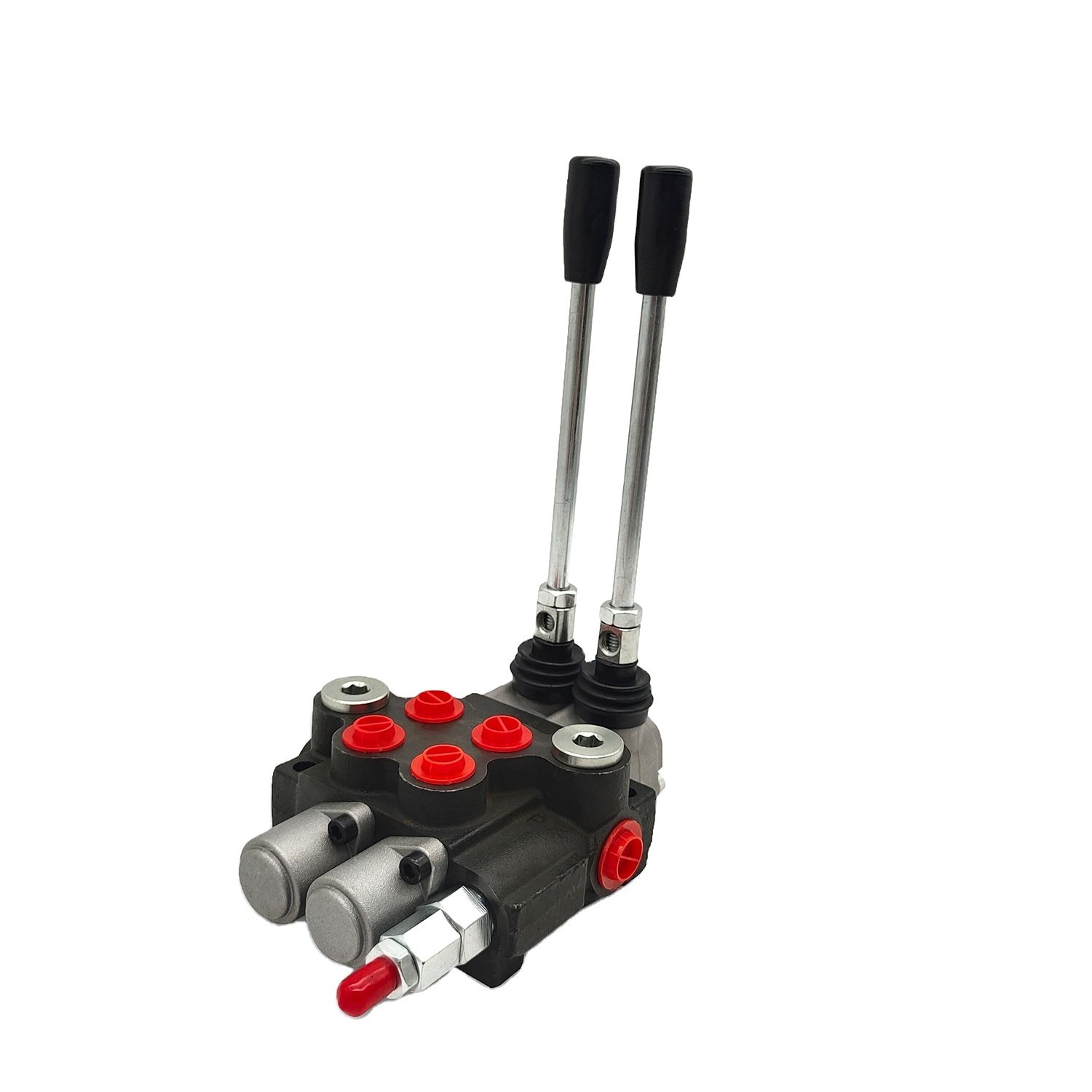 P40 Series 2 Spools Detent Control Spring Return Monoblock Integral Directional Hydraulic Control Valve