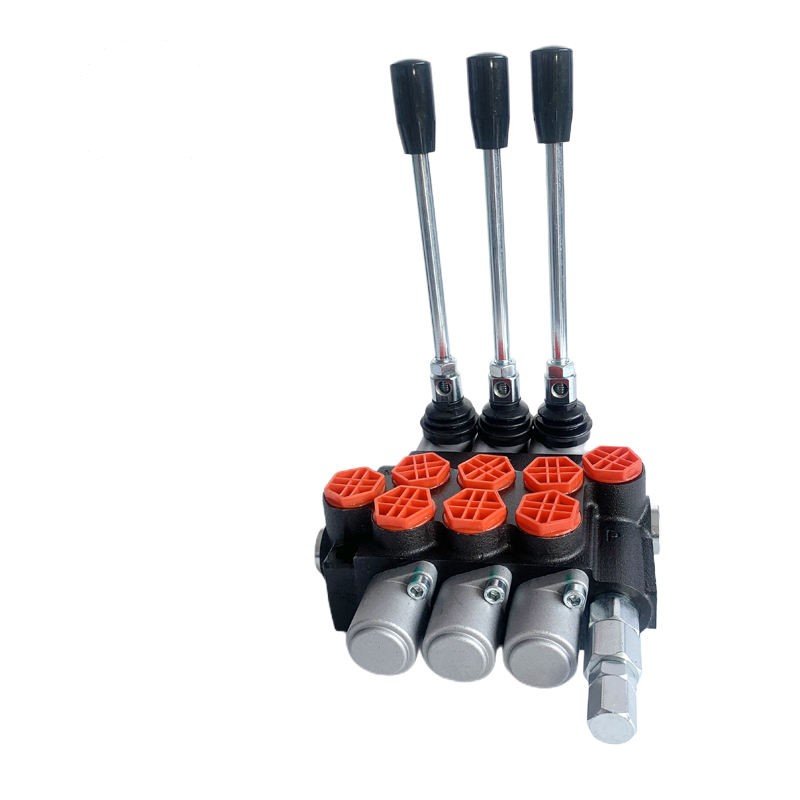 1 Joystick Control 2 Spool Proportional Valve P40 P80 P120 Hydraulic Directional Control Hand Valve for Tractor Loader