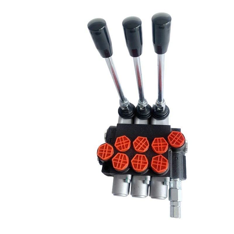 1 Joystick Control 2 Spool Proportional Valve P40 P80 P120 Hydraulic Directional Control Hand Valve for Tractor Loader