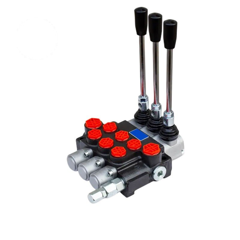 1 Joystick Control 2 Spool Proportional Valve P40 P80 P120 Hydraulic Directional Control Hand Valve for Tractor Loader