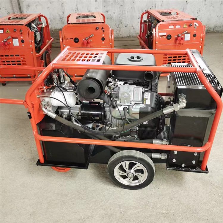 Hydraulic Equipment 220V 380V Tank air valve and pressure gauge Hydraulic power system for grabs