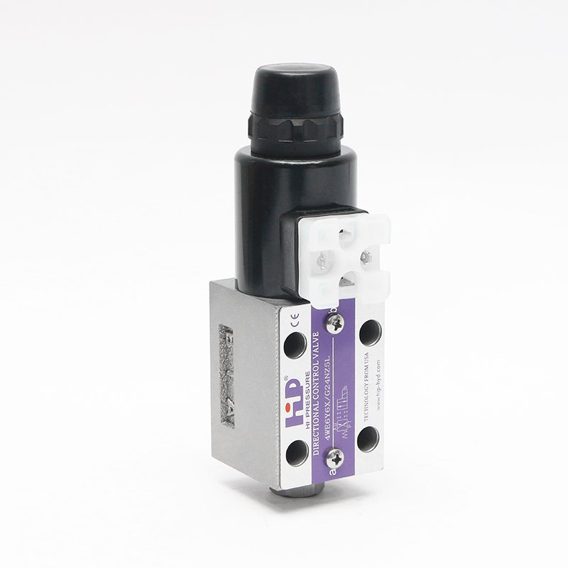 Factory price valve solenoid operated directional control valve hydraulic solenoid directional valve 24v
