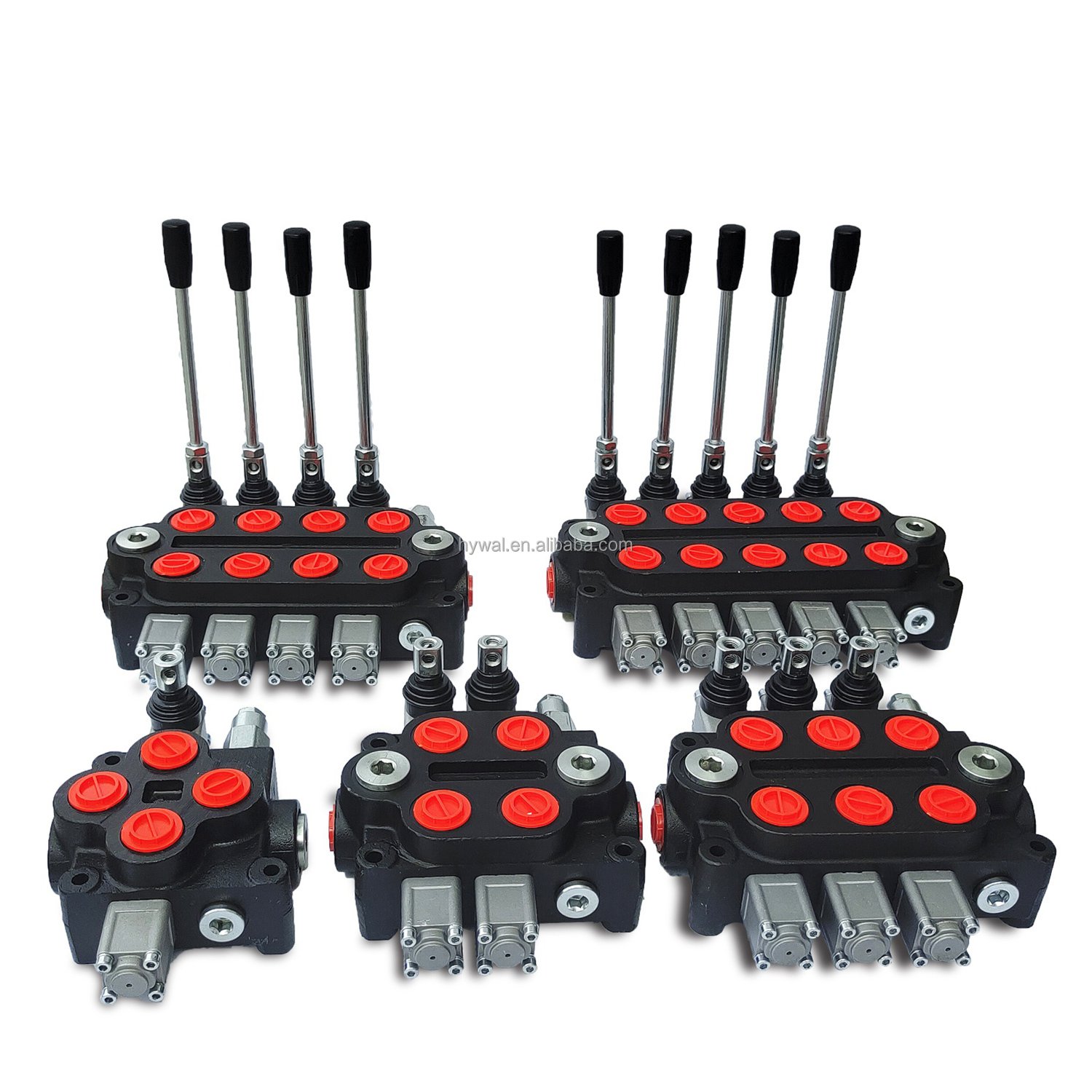 Hy-waloil ZT20 Series 2 Spools Multiple Hydraulic Monoblock Directional Control Valve