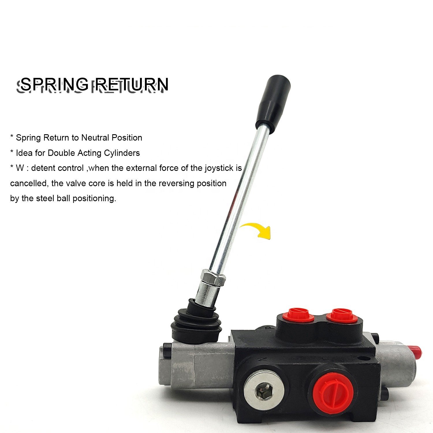 P40 Series Hydraulic Monoblock Directional Manual 1 Spool Control Valve with Detent Control