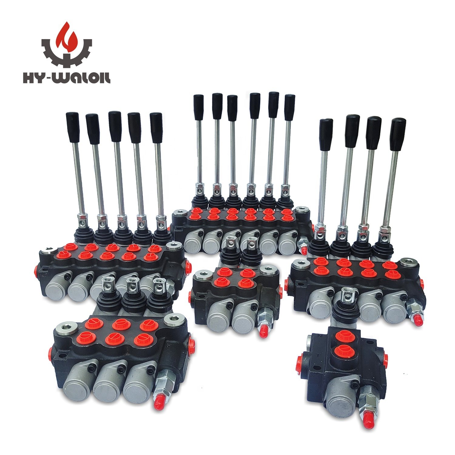 P40 Series Hydraulic Monoblock Directional Manual 1 Spool Control Valve with Detent Control